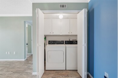 Full size washer & dryer inside the condo. Yea! No