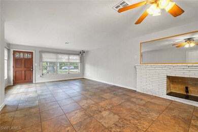 Open floor plan with spacious family room and a fi