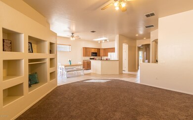 Kitchen Opens to Living Area