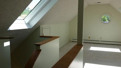 Come upstairs to this open loft like...