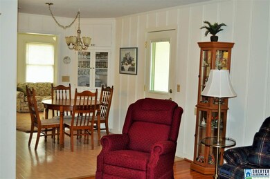 Looking into the living room and eat in area from 