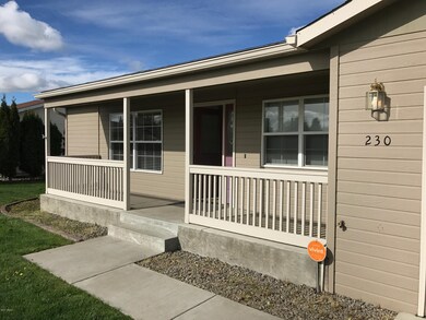 Covered front porch