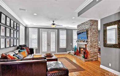Unit A French doors that lead out to Patio. 