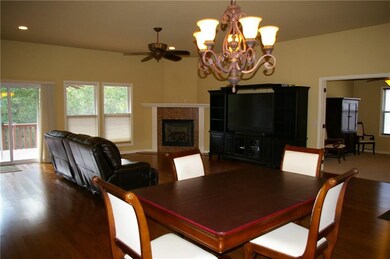 Living room view from dining room.