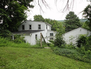 rear of house and garage
