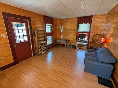 Large living room currently being used as an offic