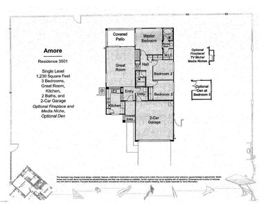 Amore Floor Plan