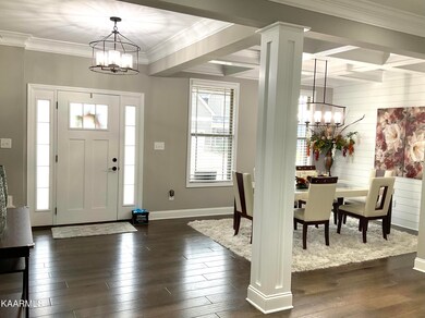 Open formal dining area