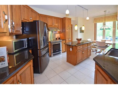 Kitchen is spacious and absolutely gorgeous, with 