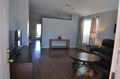 Front door entry into Living/Dining room