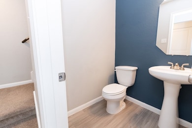 Downstairs powder room