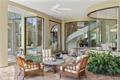 View of patio / terrace with ceiling fan