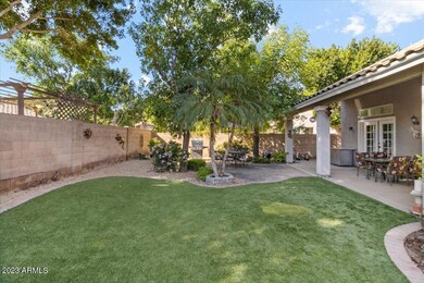 Lush, mature landscaping