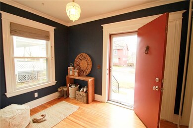 Light filled foyer greets guests as they enter!
