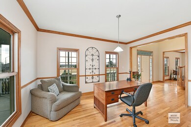 Dining room currently used as additional den space