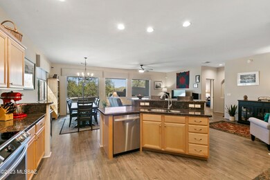 2130 Triangle X Kitchen open to Living R