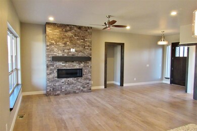 High ceilings, and beautiful finishes.