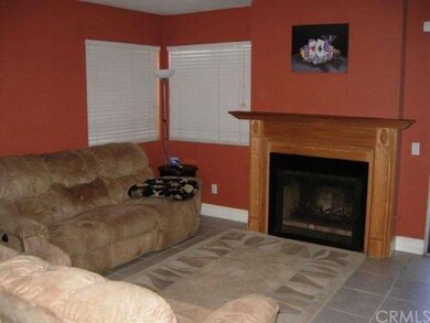 Fireplace in living room