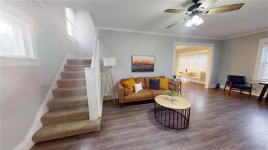 Living room/stairs