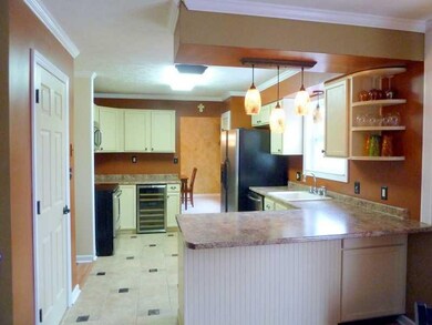 Kitchen. Open Floor Plan with Kitchen opening to D