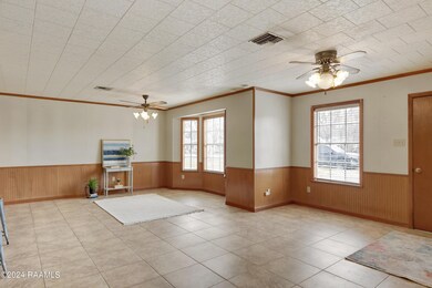 Living and dining spaces
