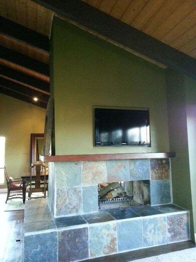 Fireplace detain as seen from Living Room. Note th