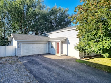 2-stall attached garage