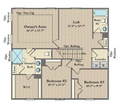 CP Lot 6 Sumter 2nd floorplan
