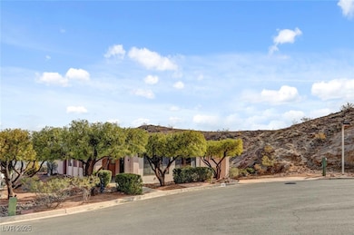 View of front facade with stucco siding