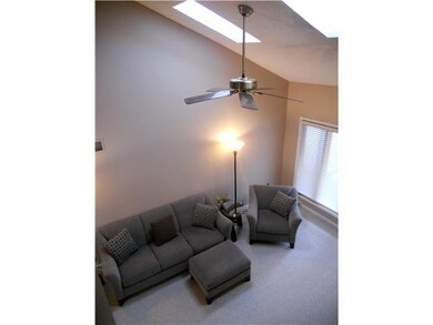 Living Room. View of Skylighted Great Room from se