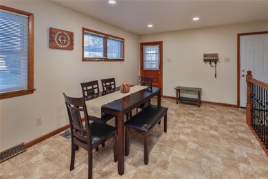 Looking toward the breakfast room - NOTE door to t