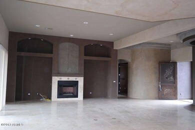 Great Room Gas Fireplace / Front Door