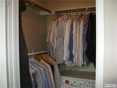 Master walk in closet