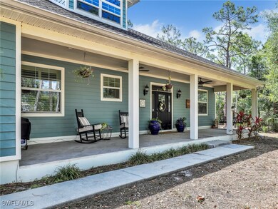 View of front porch
