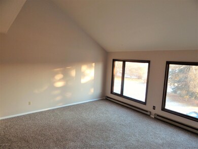 Living Room With Vaulted Ceiling