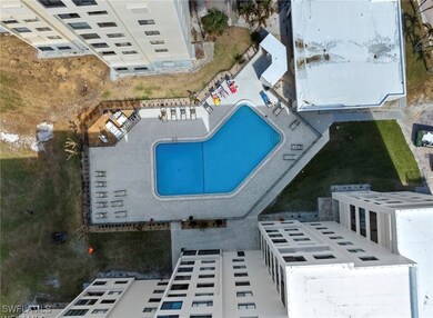Bird's eye view of community pool (heated)