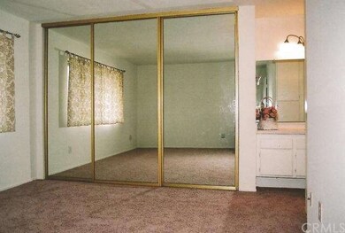 Master bedroom with large closet and shower over t
