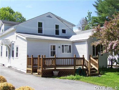Exterior Back Back deck with convenient entry to k