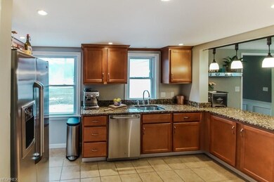 Beautiful kitchen with stainless steel appliances,
