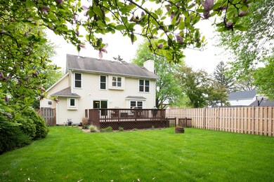 Deep backyard fully fenced. 