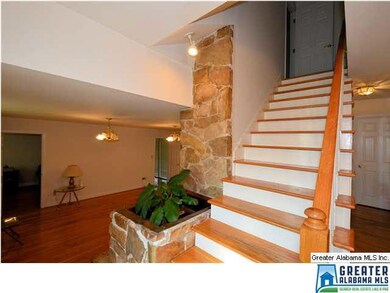 Staircase to second floor.