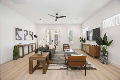 Living area. Photo of the model home (finishes and