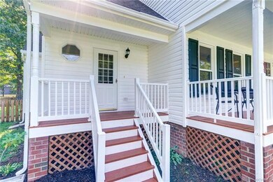 Side Porch to enter Laundry Room and Kitchen