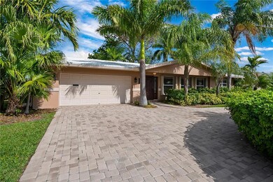 Two-Car Garage with a circular driveway. Plenty of