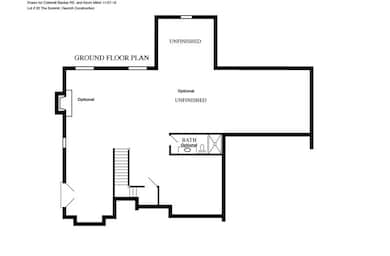 Optional Walkout Lower Level Gameroom Floor Plan