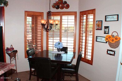 Breakfast nook off kitchen