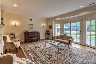 Large living room for entertaining