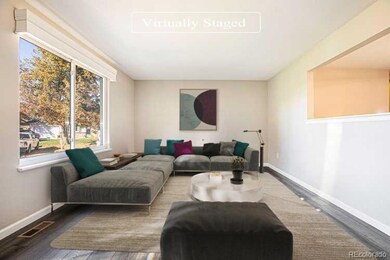 Virtually staged