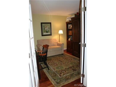 1st floor office with French doors