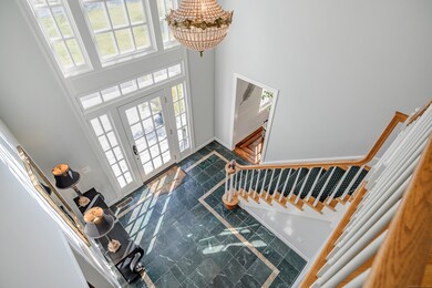 The foyer from the second floor